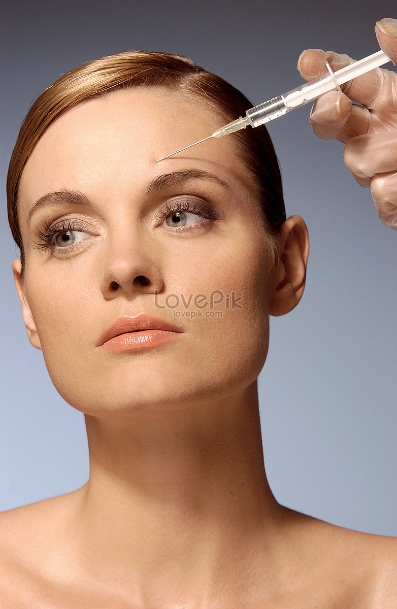 Woman Having A Facial Injection Picture And HD Photos Free Download