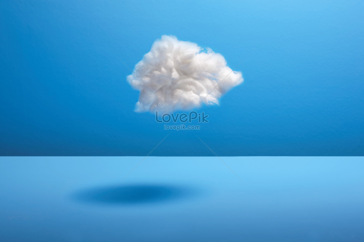 Photo de Nuage De Boule De Coton Sur Fond Bleu, boule de coton, nuage  allumé, nuages soyeux Photo images free download - Lovepik