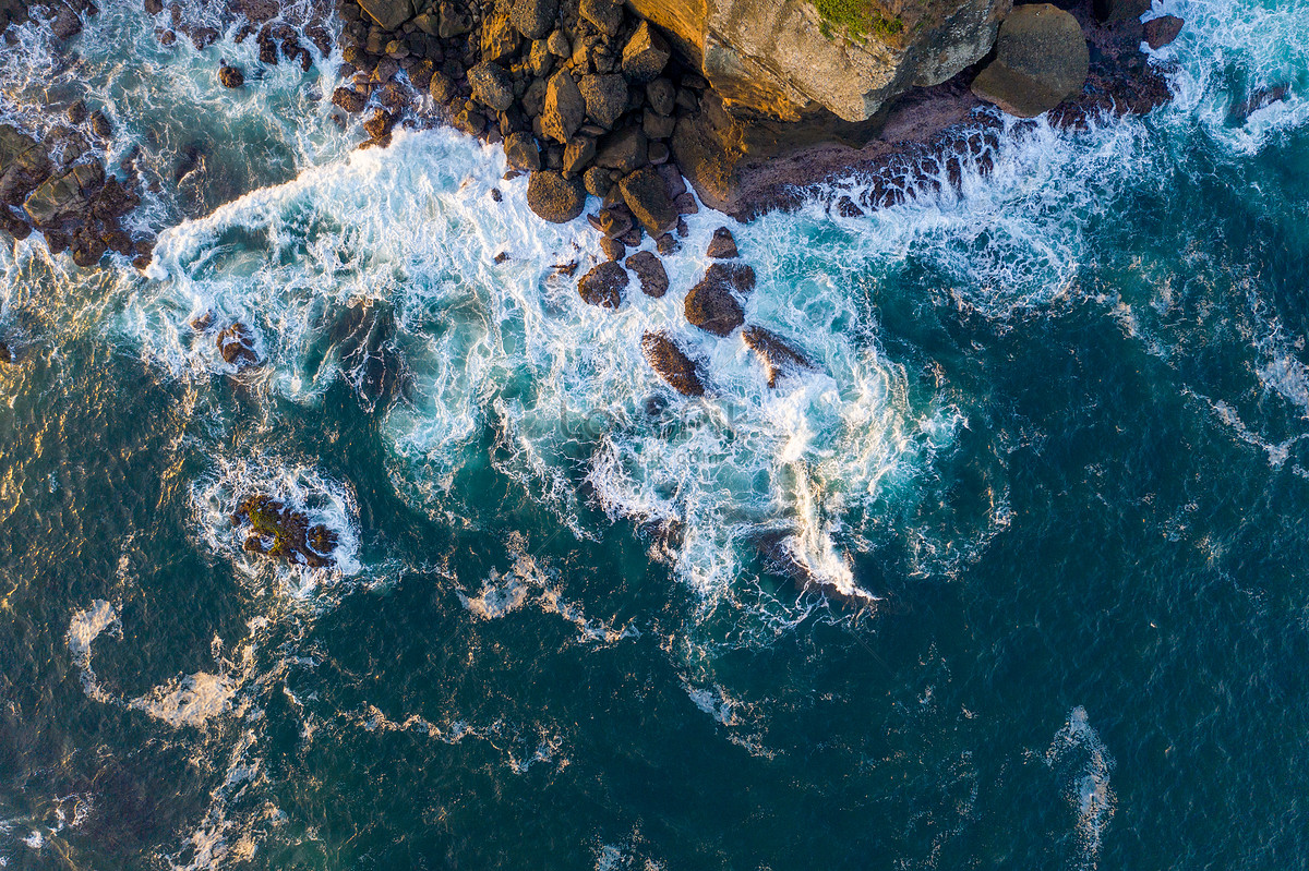 Aerial Photography Of The Coastline Of Jember Indonesia Picture And HD ...