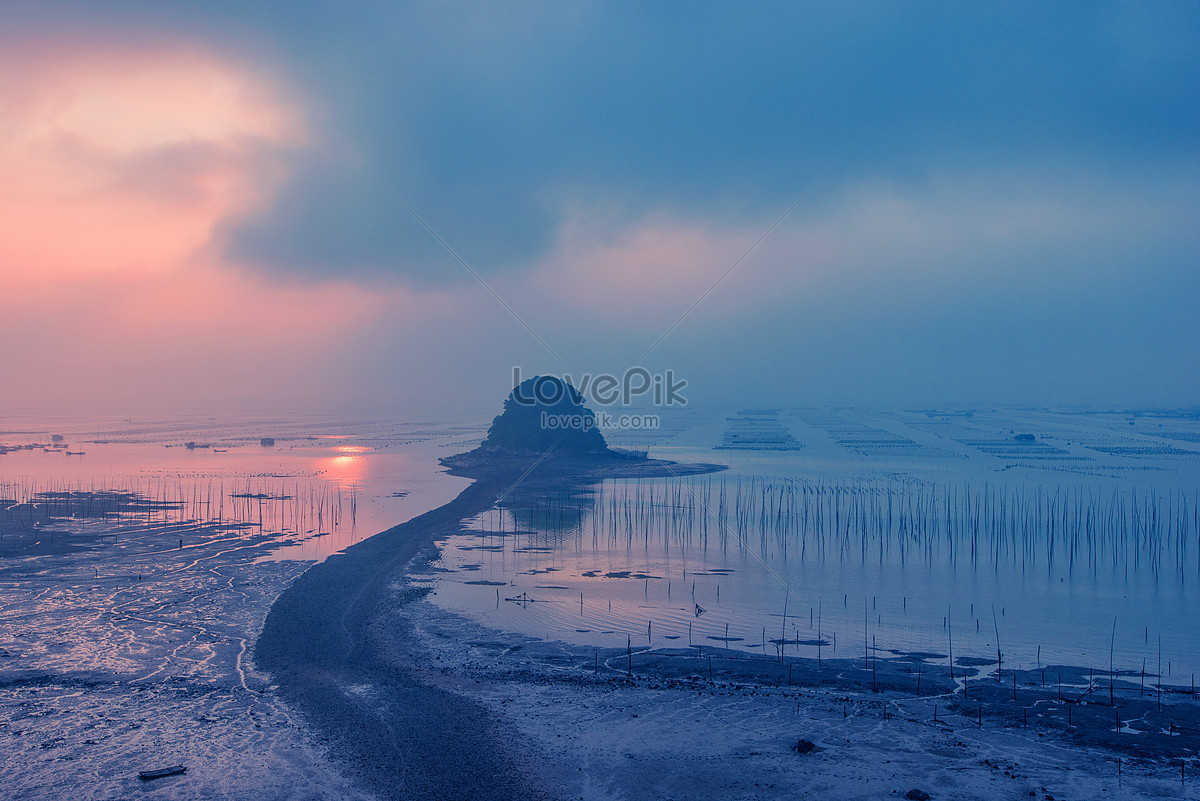 Chinas Most Beautiful Beach Mudflats Fujian Xiapu Scenery Picture And Hd Photos Free Download