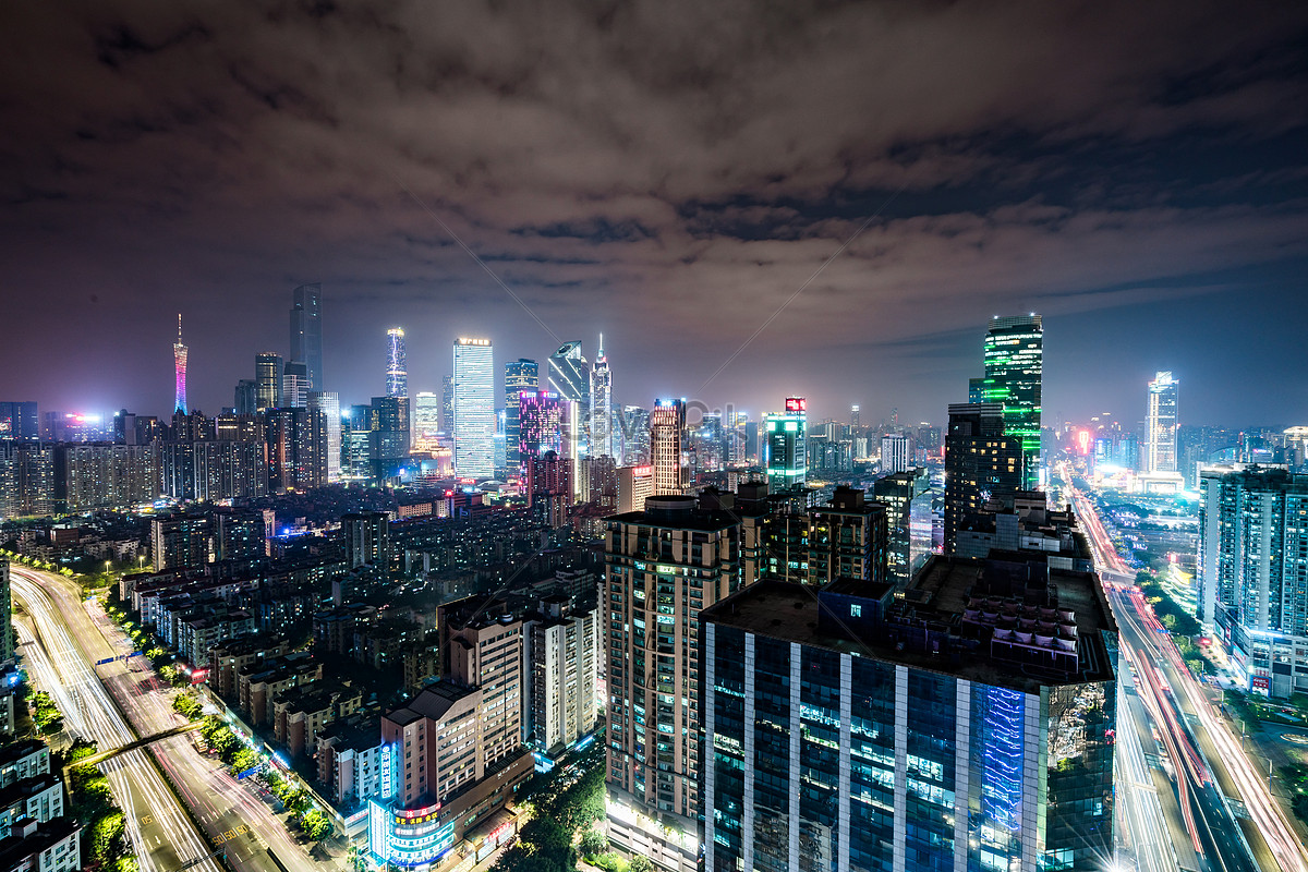 Night View Of Guangzhou Pearl River New City Picture And HD Photos ...