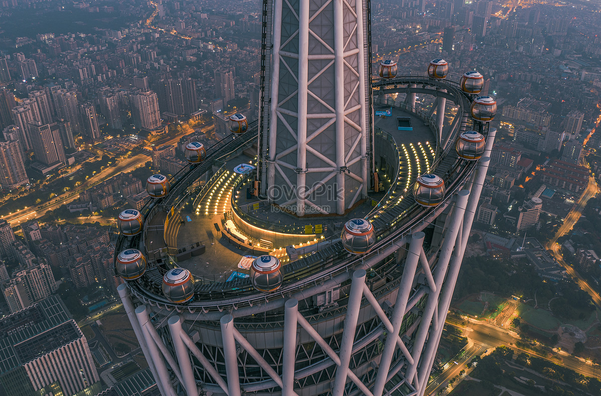 Aerial View Of Guangzhou Tower Picture And HD Photos | Free Download On ...