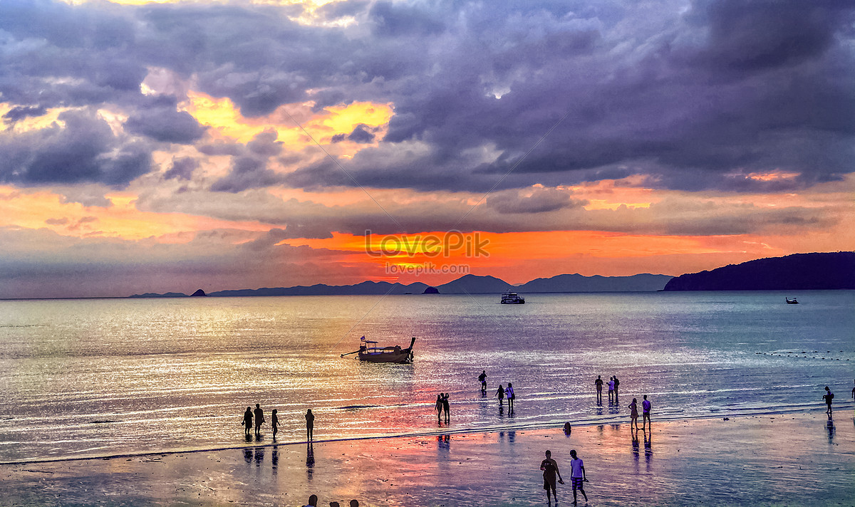 Langkawi Seaside Sunset Picture And HD Photos | Free Download On Lovepik