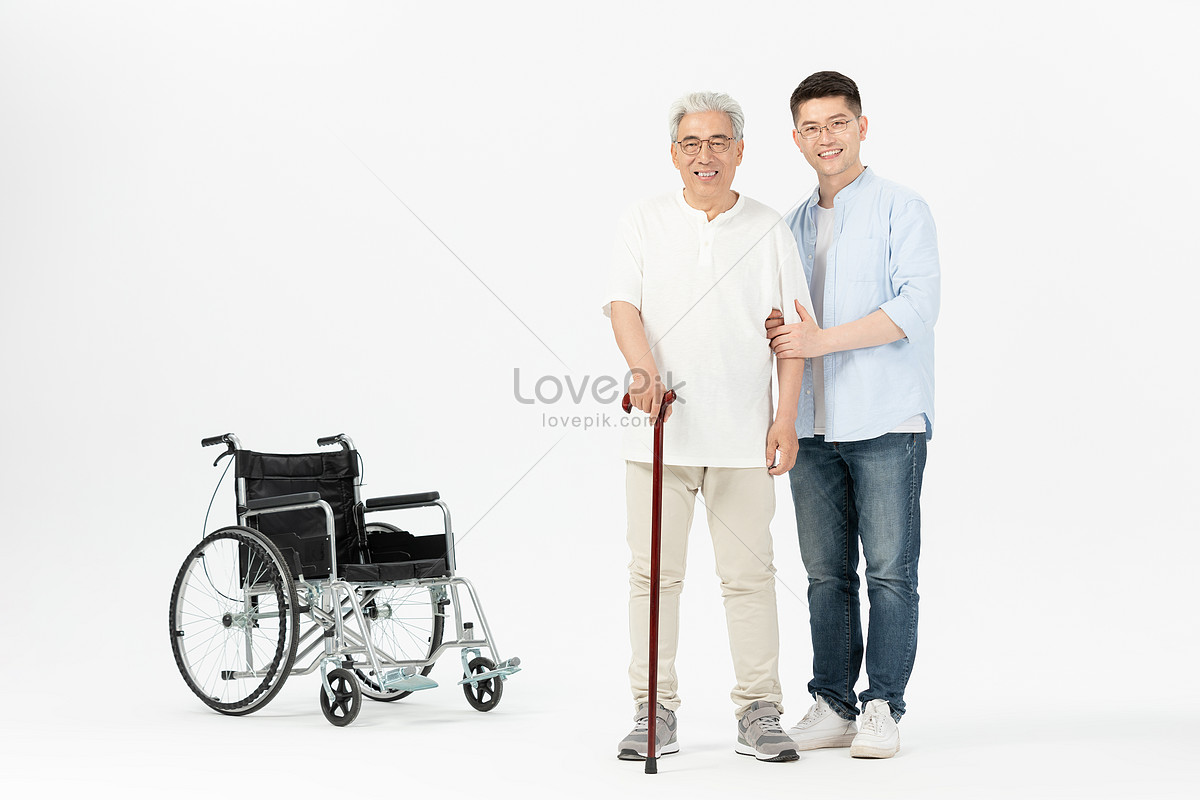 Hombre De Mediana Edad Filial A Padre Anciano Foto | Descarga Gratuita HD  Imagen de Foto - Lovepik