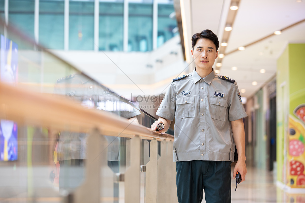 Security Guards Patrol The Mall Picture And HD Photos Free Download