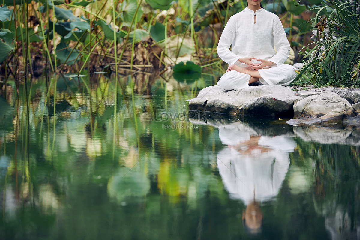 Zen Yoga Women By The River Picture And HD Photos | Free Download On ...