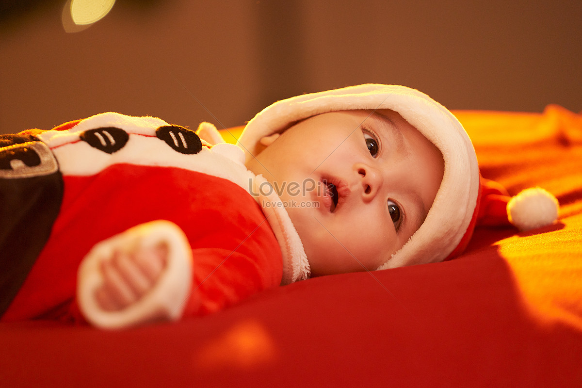 Christmas With Cute Christmas Baby Picture And HD Photos | Free Download On  Lovepik
