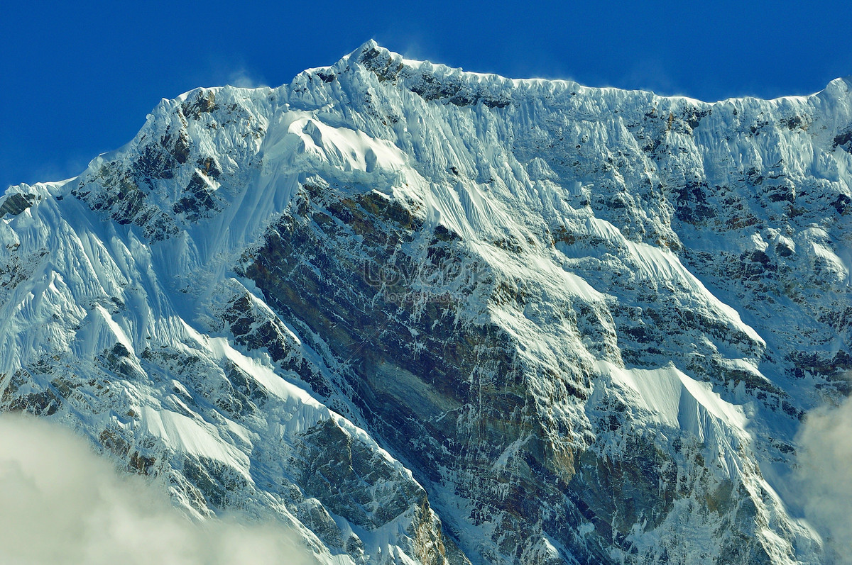 ảnh Phong Cảnh Núi Non Everest Tải Xuống Miễn Phí, ảnh everest, núi tuyết,  mây đẹp Trên Lovepik