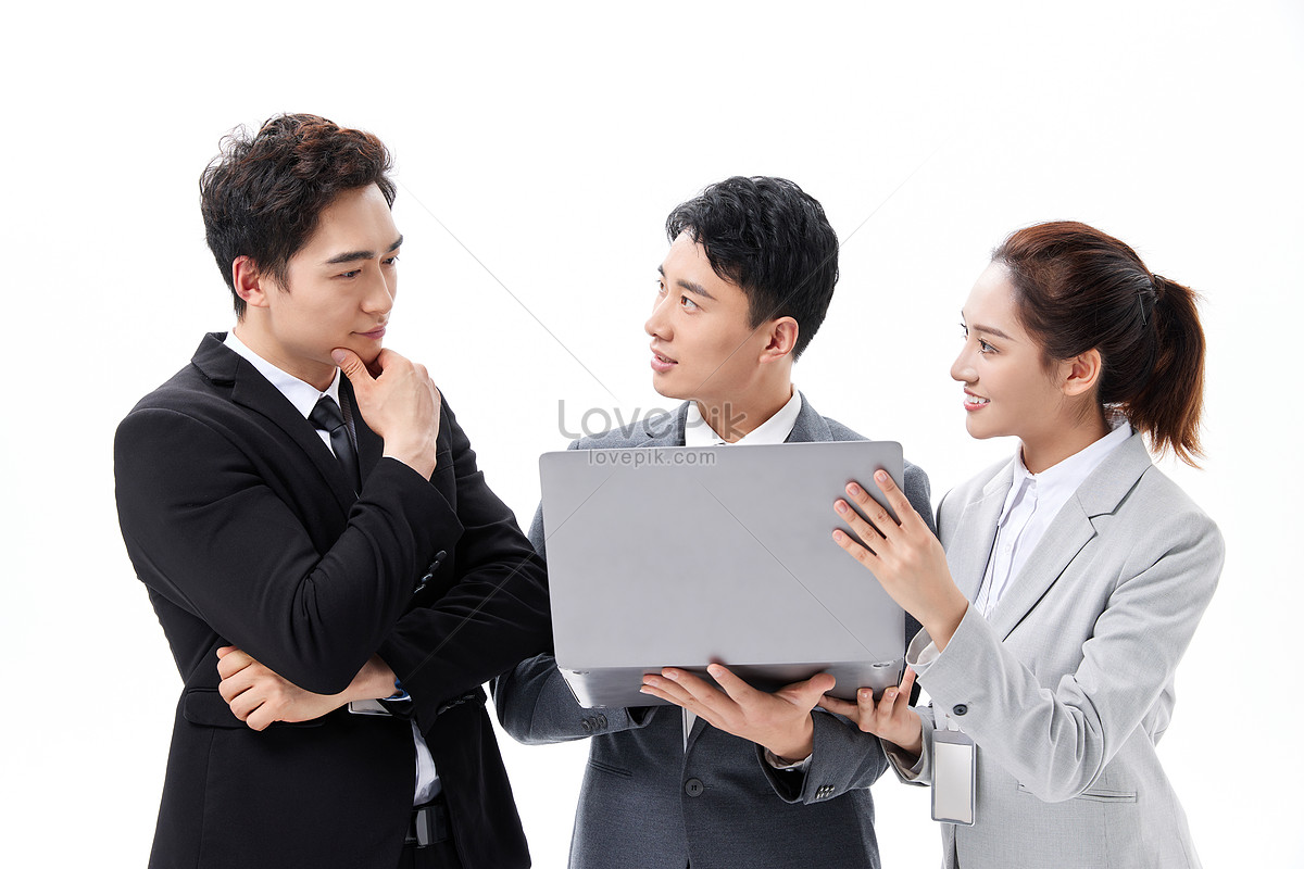 Financial Business People Colleagues Cooperate To Negotiate Picture And 