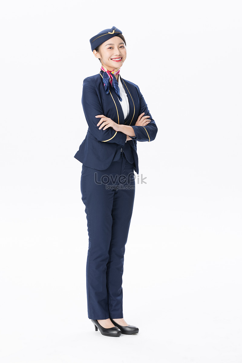 Flight Attendant Female Professional Attire Stewardess Picture And Hd