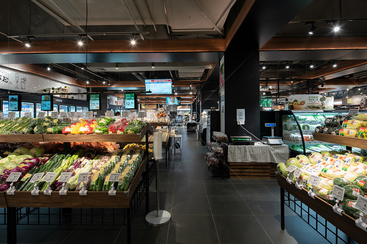 Shopping Mall Supermarket Scene Picture And HD Photos | Free Download ...