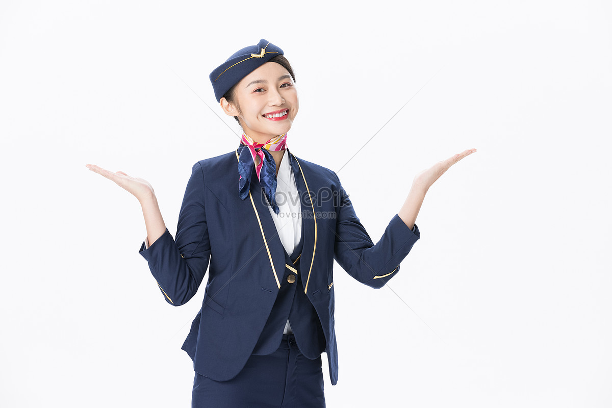 Stewardess Flight Attendant Service Professional Image Picture And HD ...