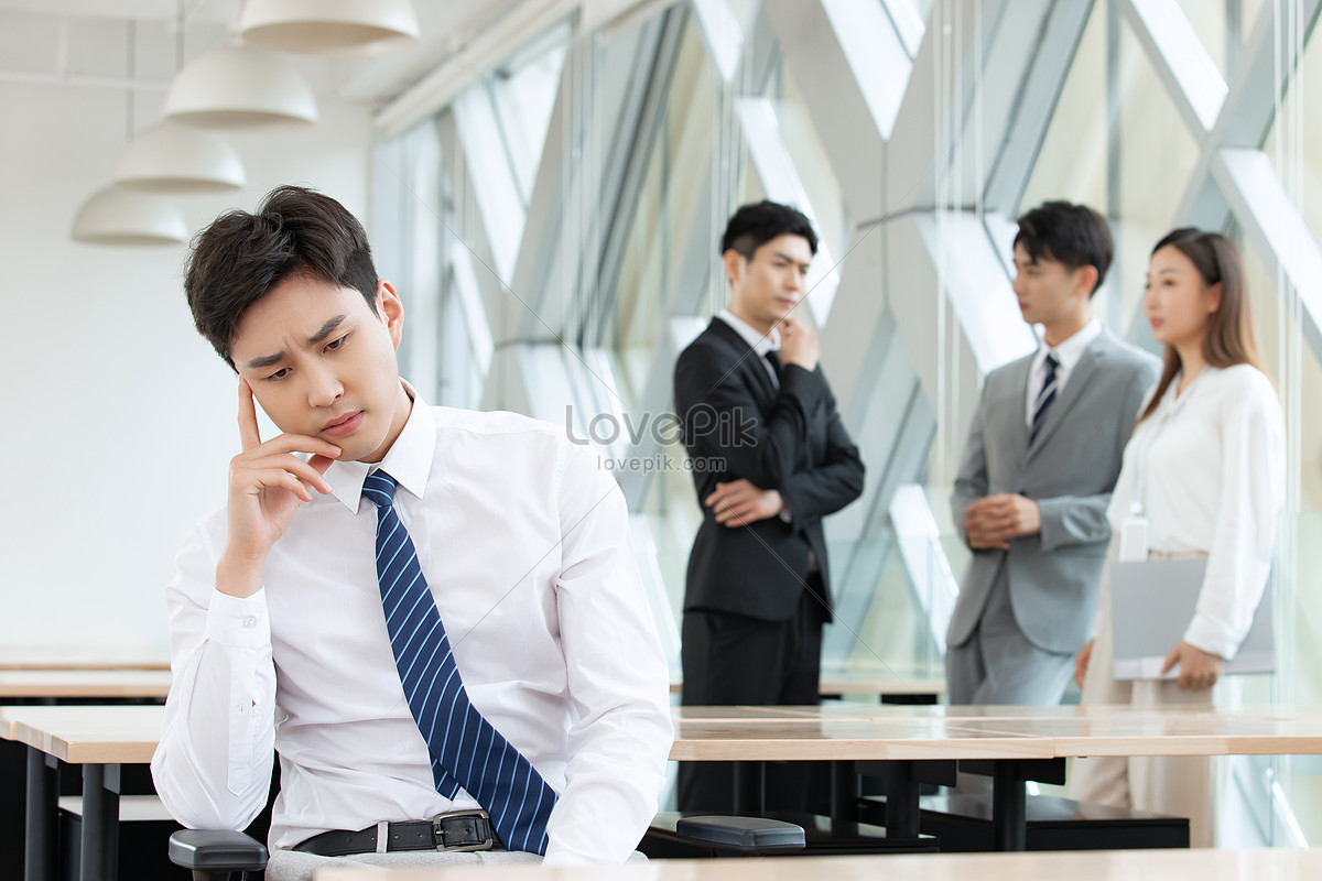 Business Male Workplace Anxiety Picture And HD Photos | Free Download ...