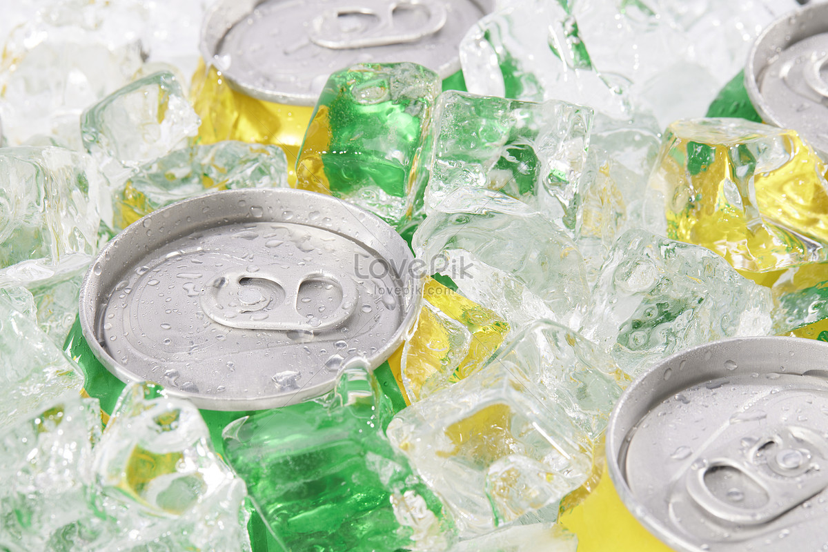 Carbonated Carbonated Drinks In Ice Cubes Picture And HD Photos | Free ...