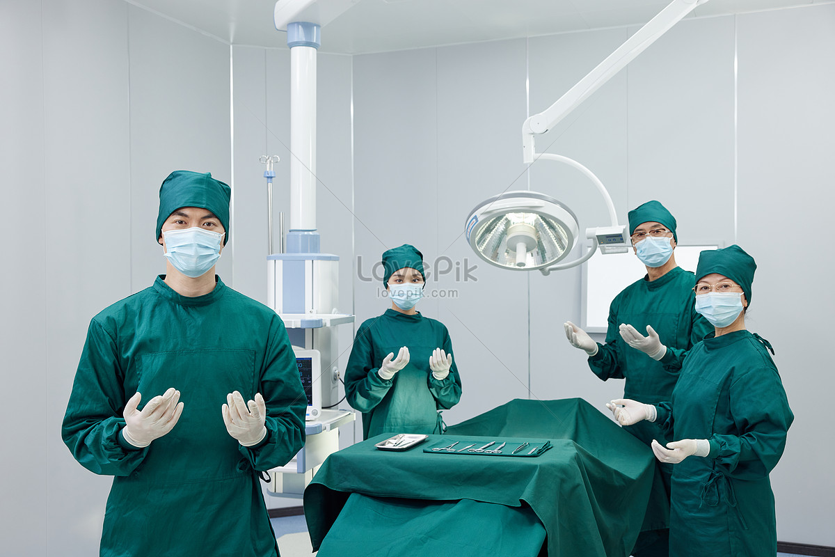 Operating Room Surgery Staff Preparation Preoperative Picture And