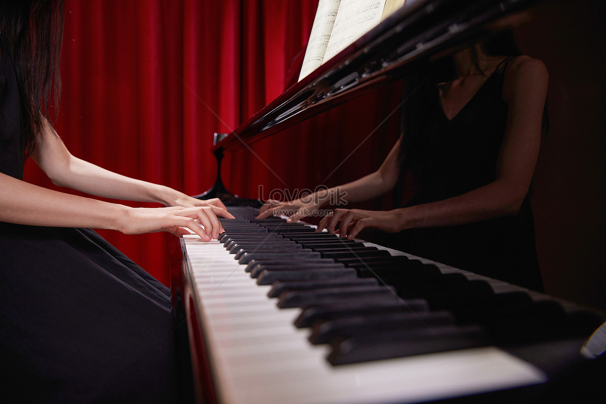 She likes to play the piano