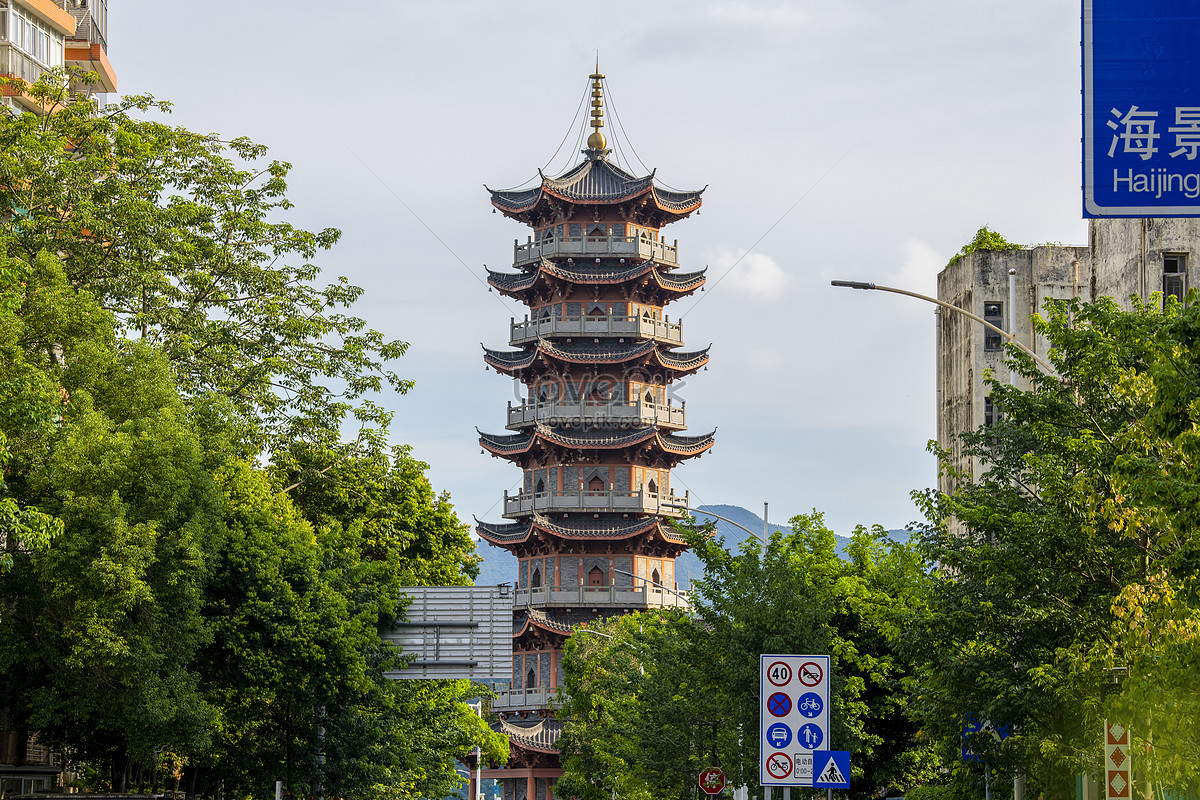 Torre Antiga Da Rua De Shenzhen Yantian Zhongying Imagem Grátis_Foto ...