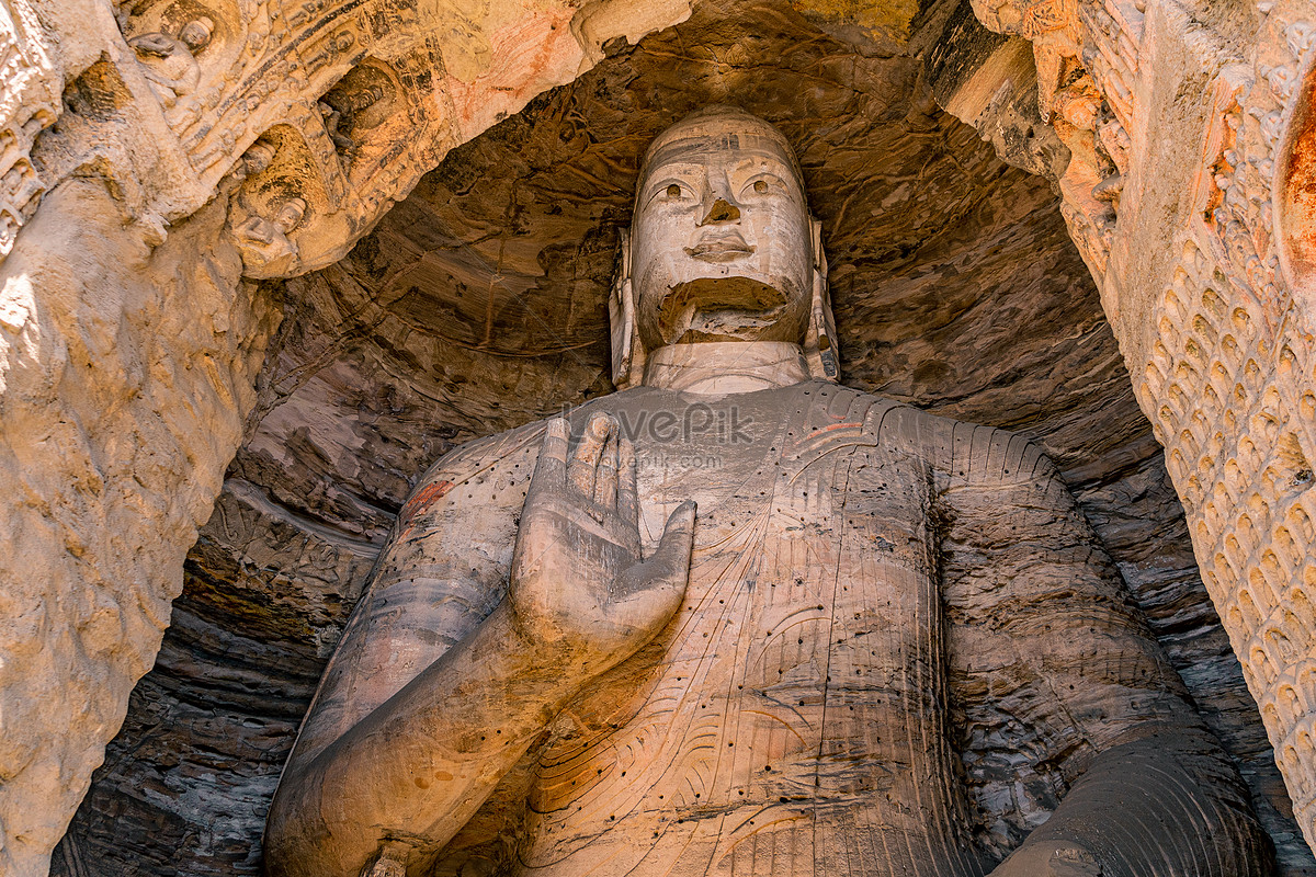 World Cultural Heritage A Scenic Area Shanxi Datong Yungang Grottoes Picture And Hd Photos