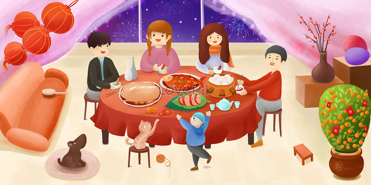 New years reunion illustration image_picture free download 400088751 ...