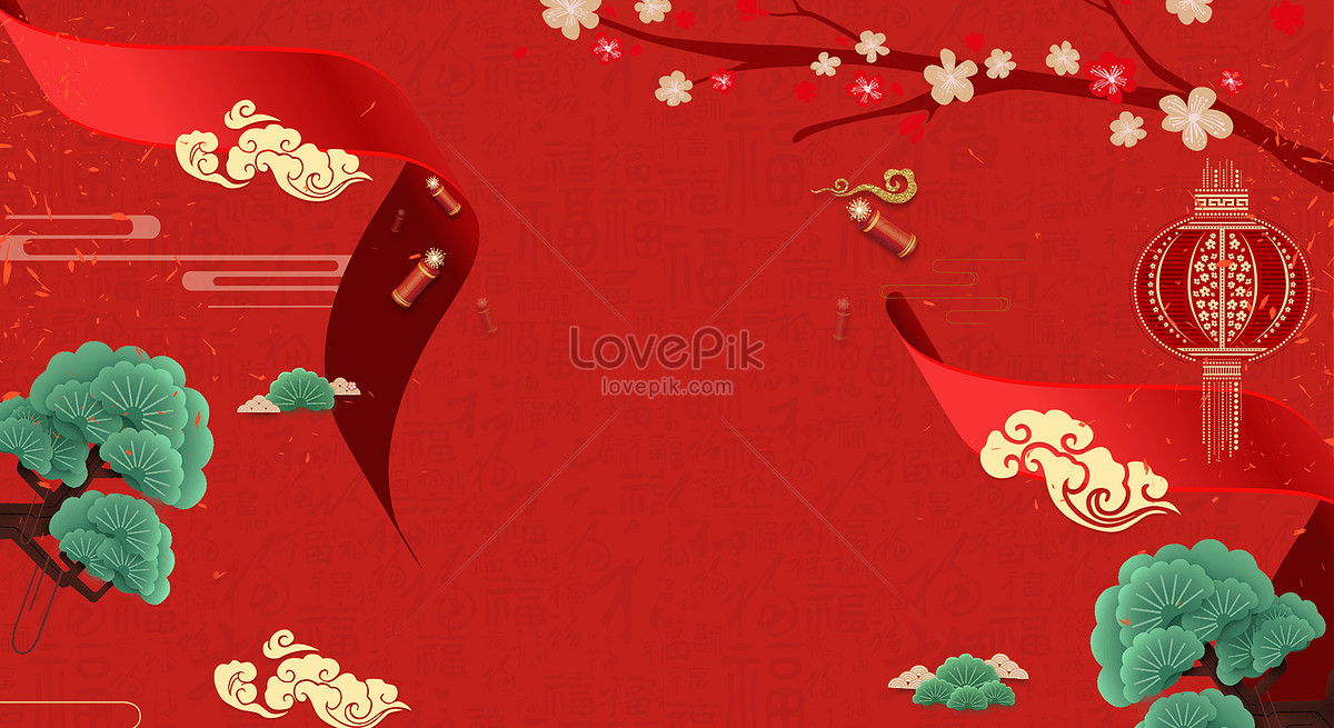 The Background Of Chinese New Years Download Free | Banner Background ...