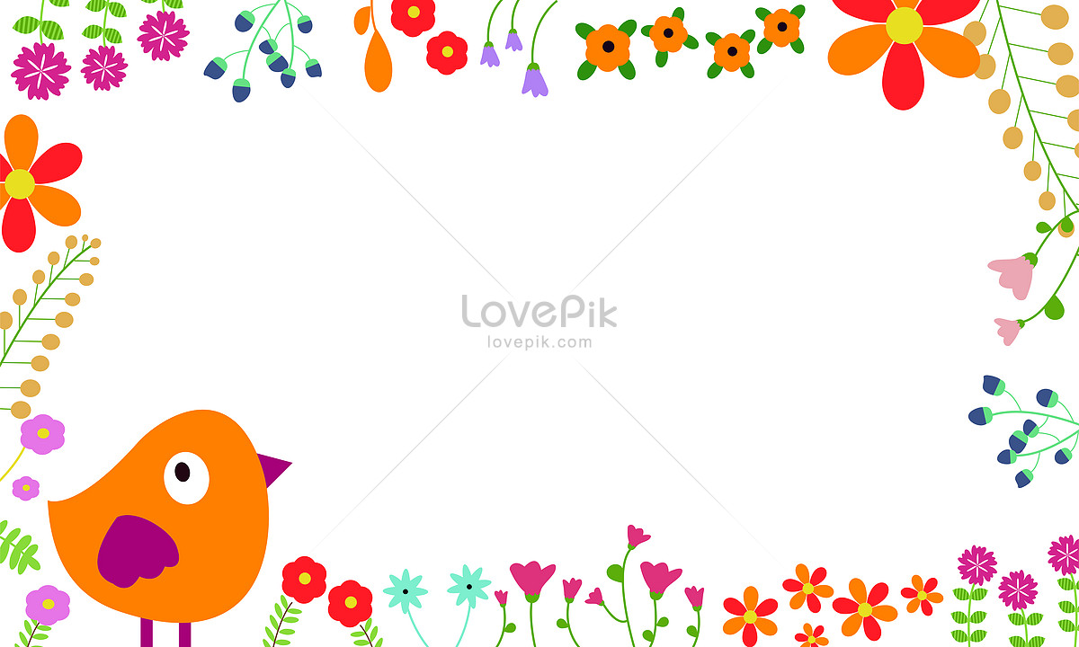 monotonous clipart of flowers