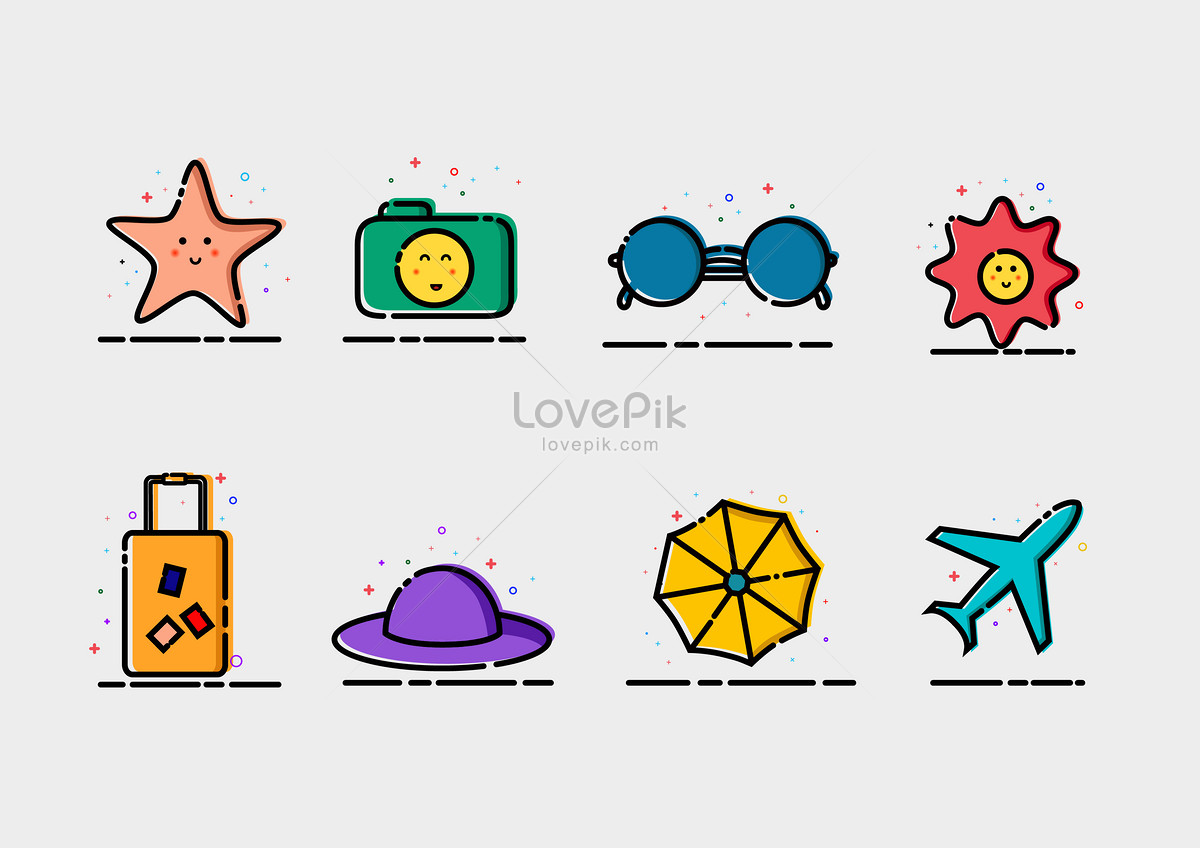 MBE tour Icon, colorful stars, group icons, art icons png image free download