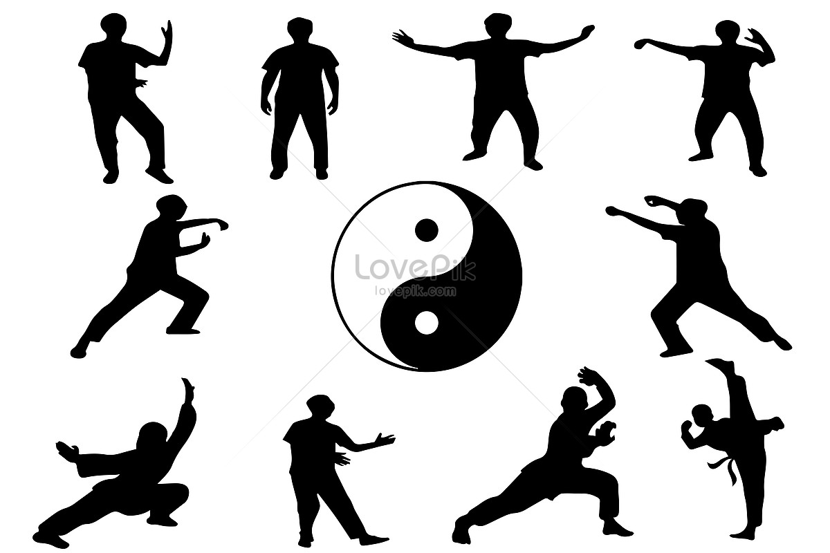 Kung fu silhouette illustration image_picture free download 400132865 ...