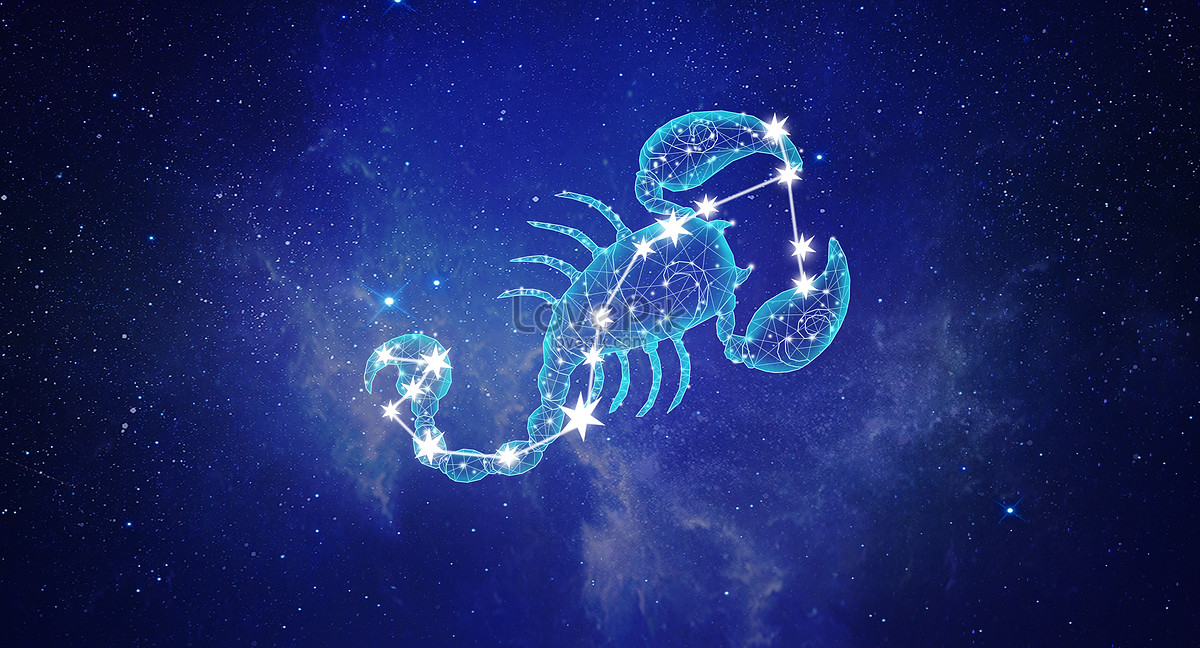 Twelve constellation scorpio creative image_picture free download ...