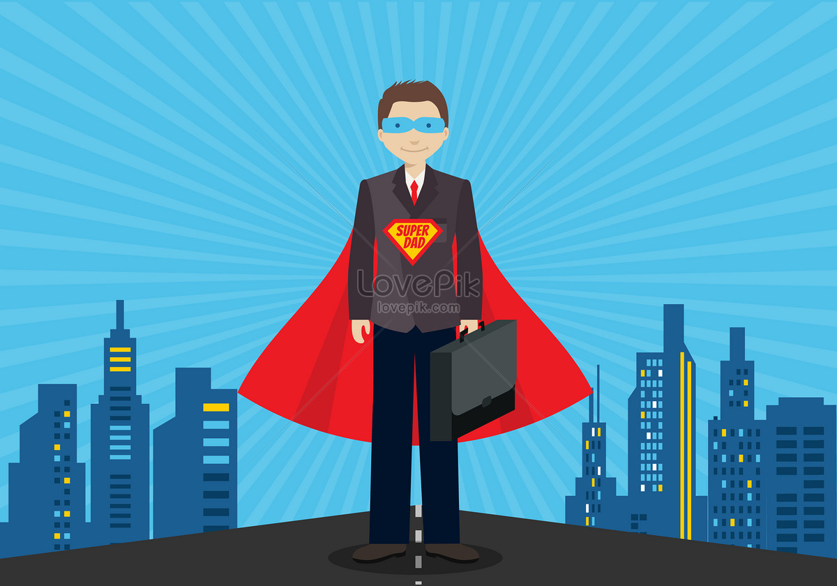 City superman illustration image_picture free download 400142018 ...