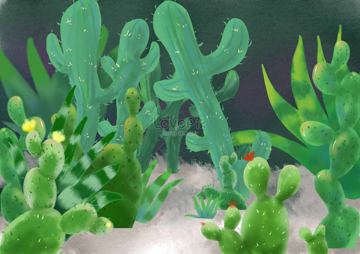 Cactus illustration image_picture free download 400142446_lovepik.com