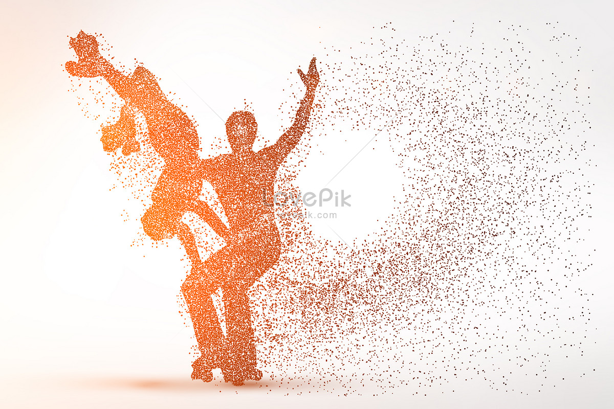 Creative dance silhouette creative image_picture free download ...