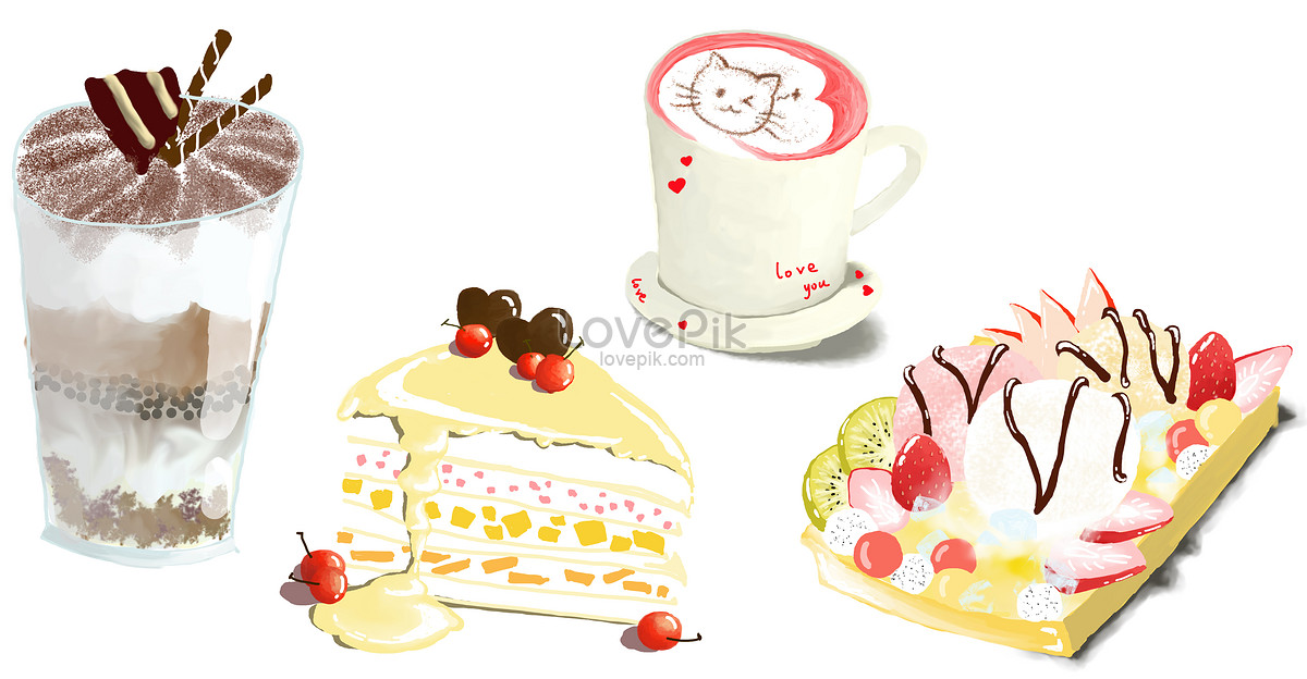 Color Dessert Illustration
