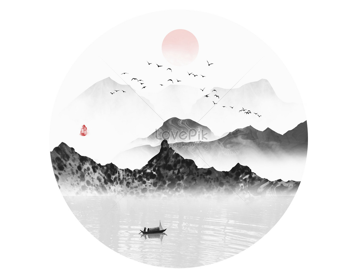 The background material of chinese style illustration image_picture ...