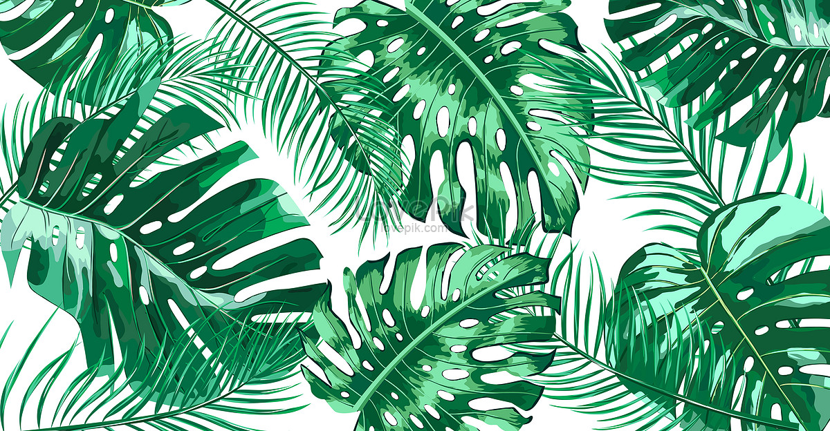 Tropical plant background illustration illustration image_picture free ...