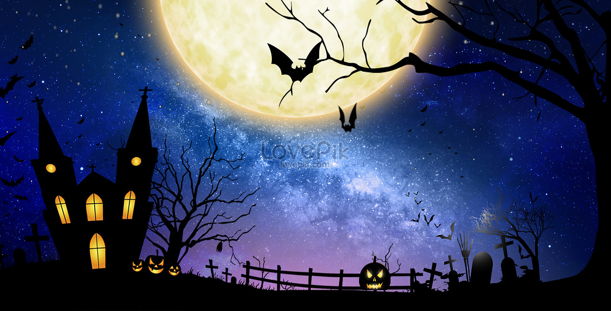 Spooky ghost day poster creative image_picture free download 400729966