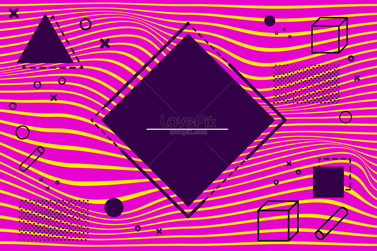Мемфис пурпур циклоп. Плакат фон музыкальный клуб.