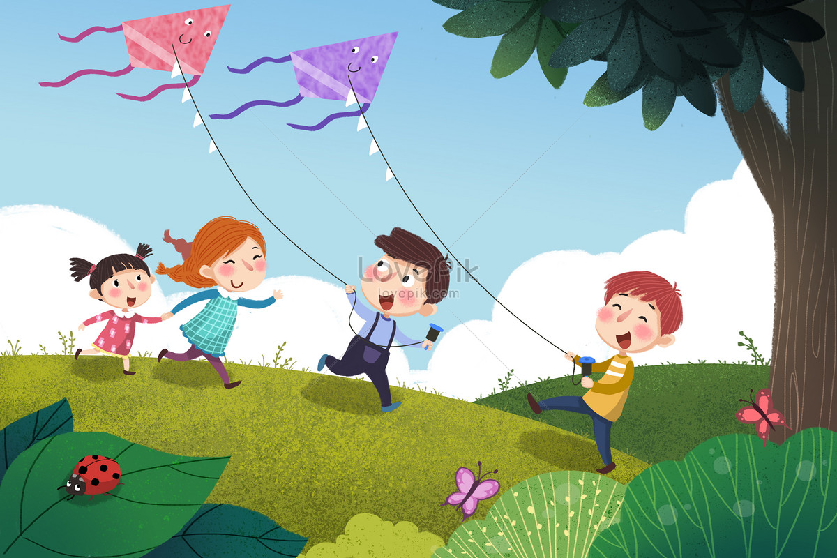 They are flying a kite she напиши по образцу