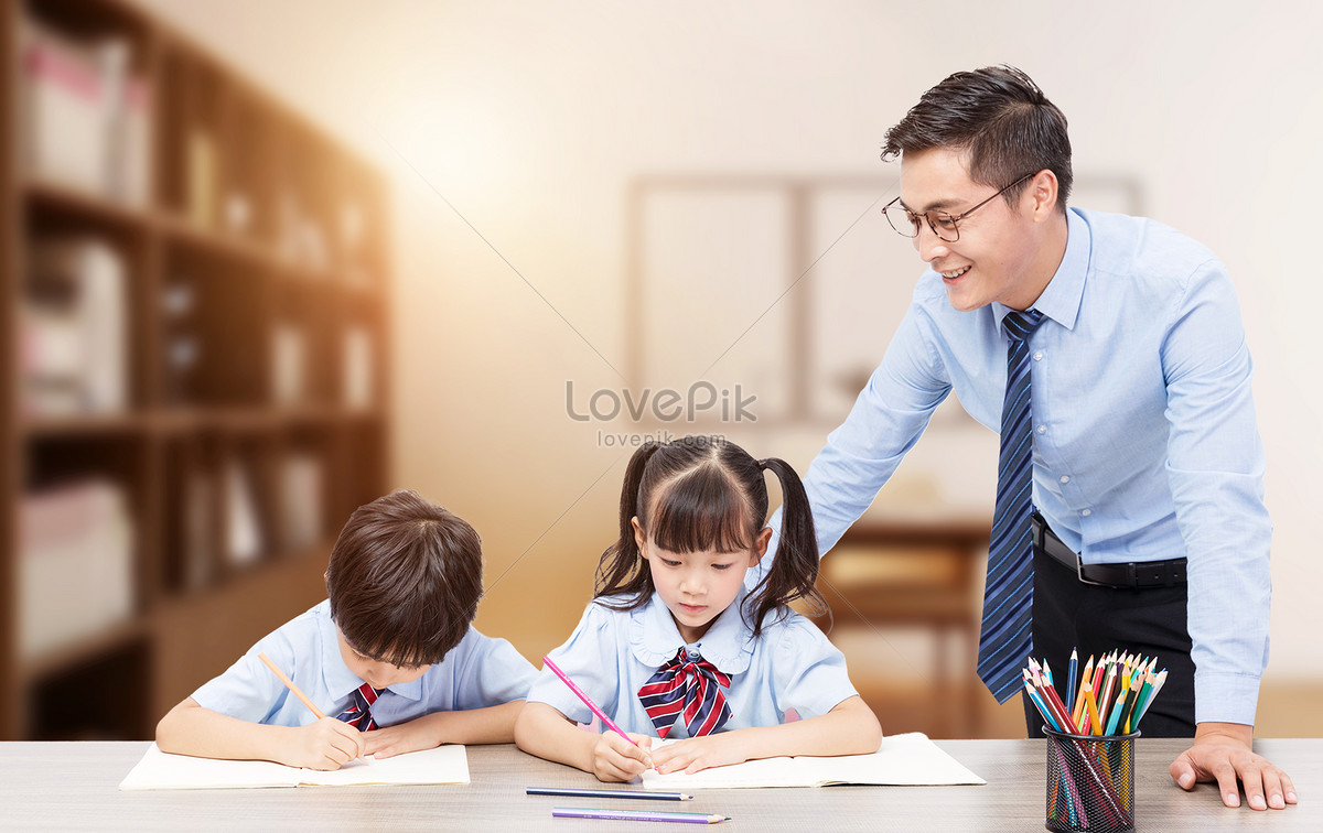 homework counseling, children teacher, office team work, professional team Background