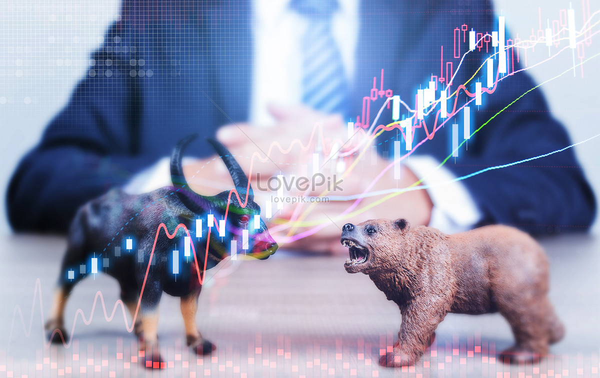 Stock market chart creative image_picture free download 401405545 ...