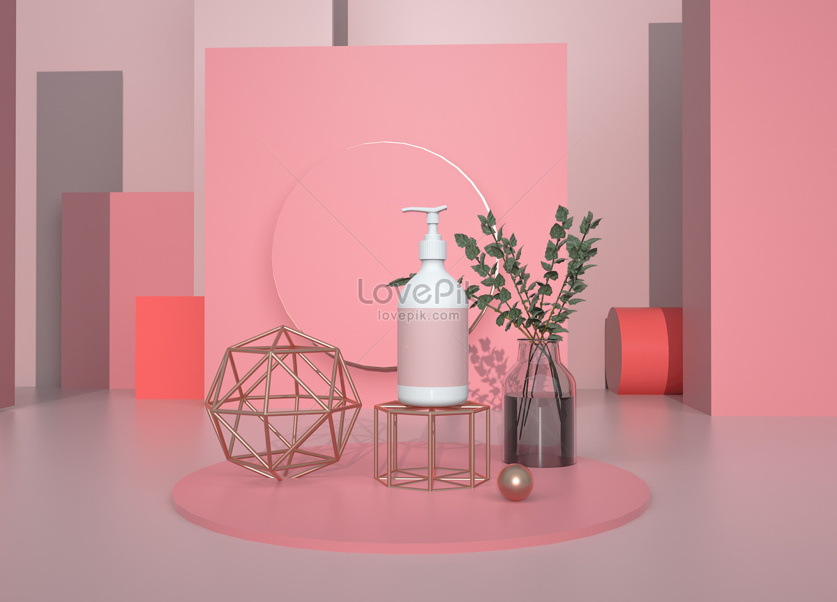 3d high-end cosmetic mockup creative image_picture free download ...