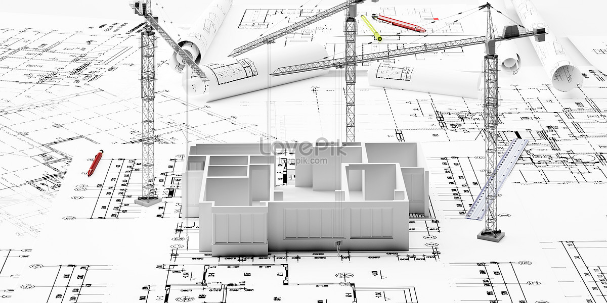 Building construction model creative image_picture free download ...