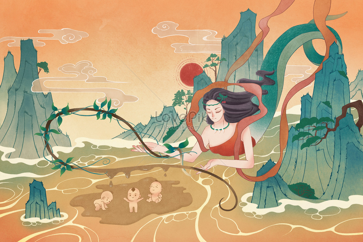 chinese-style-chinese-mythology-illustration-image-picture-free