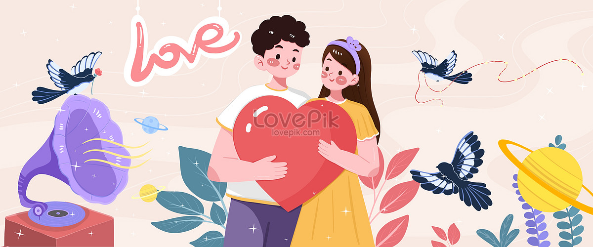 Decorazione Da Appendere A Forma Di Cuore San Valentino Simple Red,forme  Decorative,confine Damore PSD Immagine Gratis, Grafica download su Lovepik