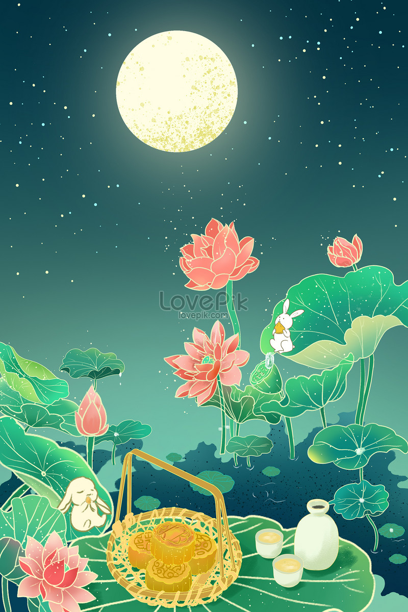 Mid-autumn festival illustration image_picture free download 402007864 ...