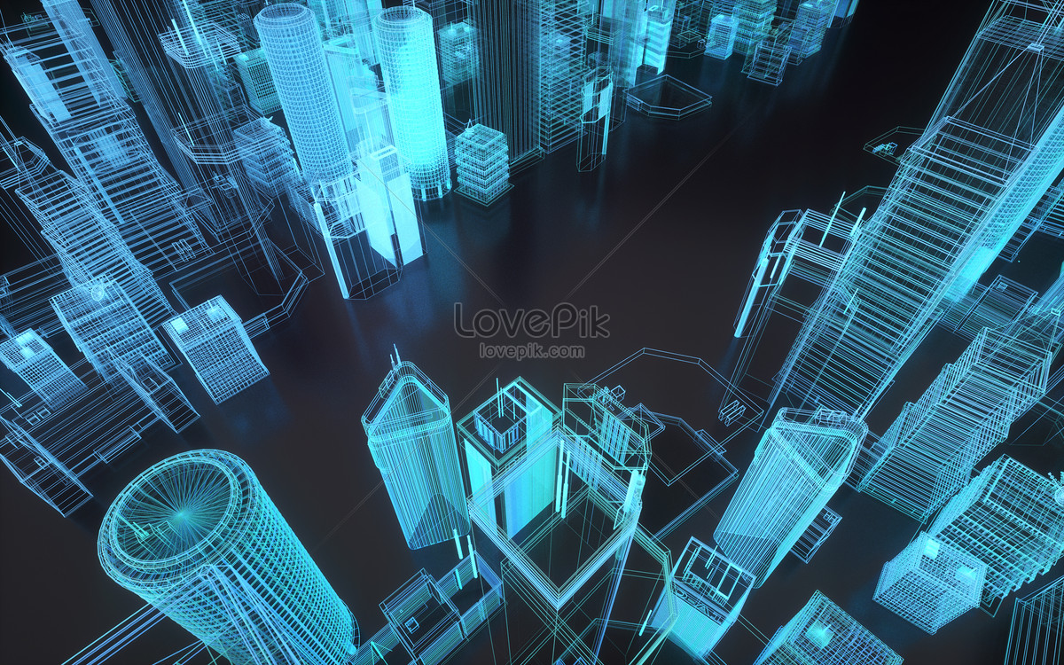 Futuristic City With Lights Background, 3d Rendering Retro Futuristic  Background Virtual Space On The Background Of The Stars And The City, Hd  Photography Photo Background Image And Wallpaper for Free Download