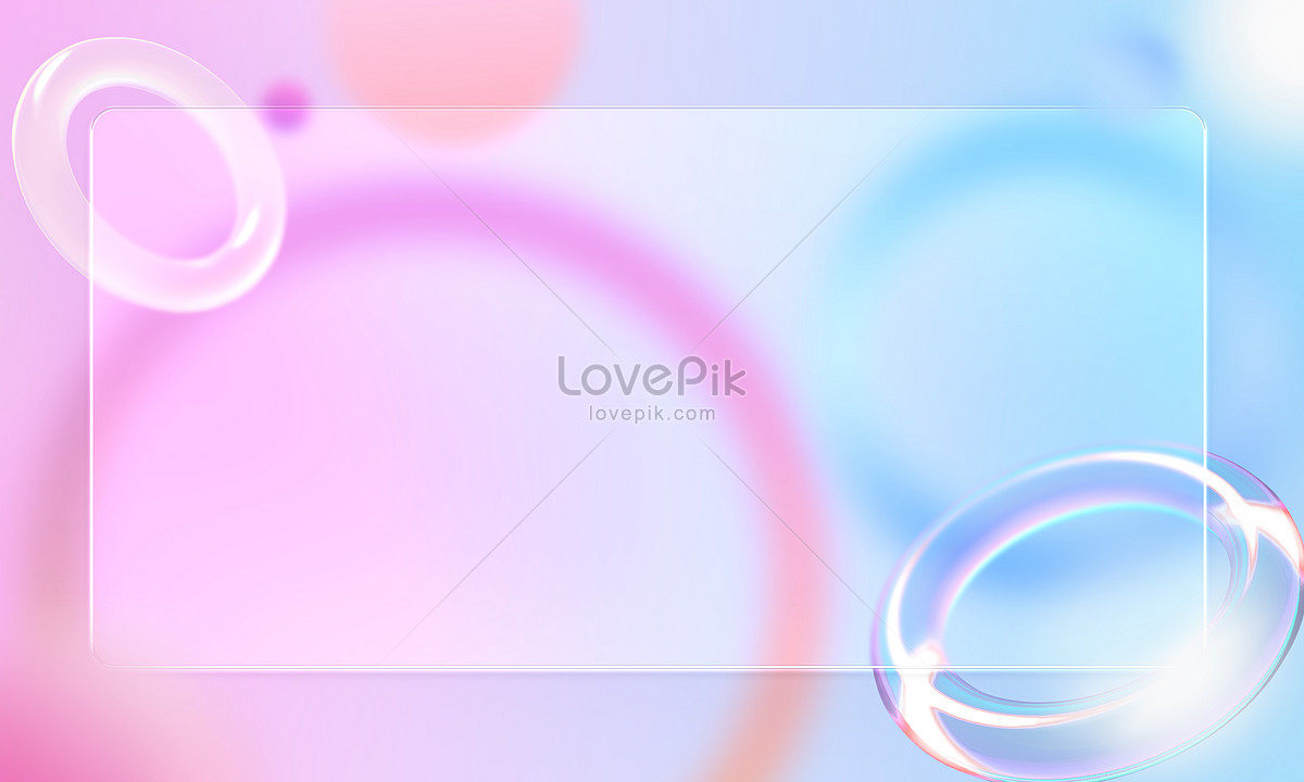 Glass Style Geometric Border Fresh Background Download Free | Banner ...