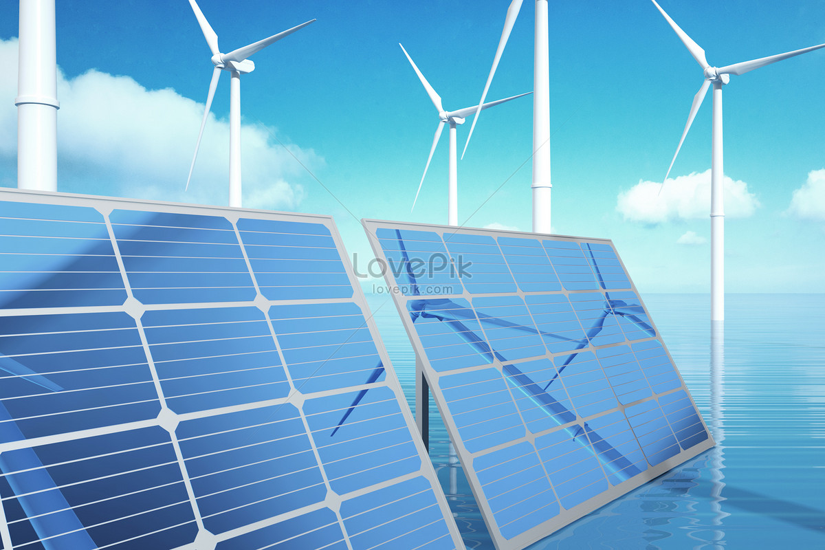 New energy solar scene creative image_picture free download 402452089 ...