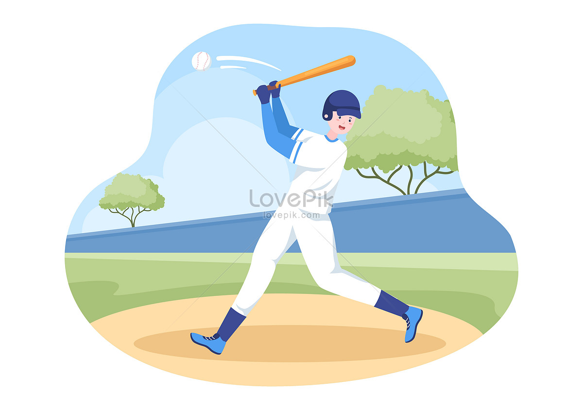 Baseball player png graphic clipart design 20001029 PNG