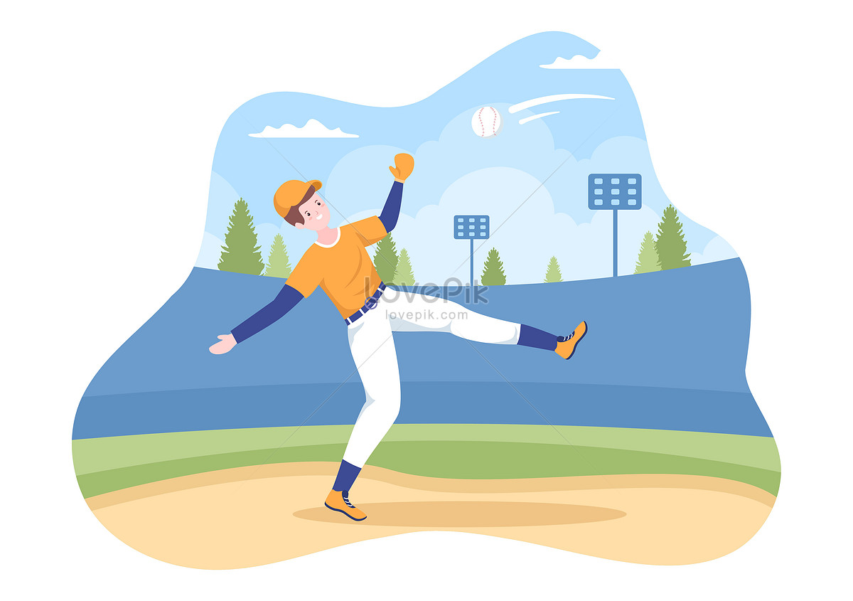 Baseball player png graphic clipart design 20001029 PNG