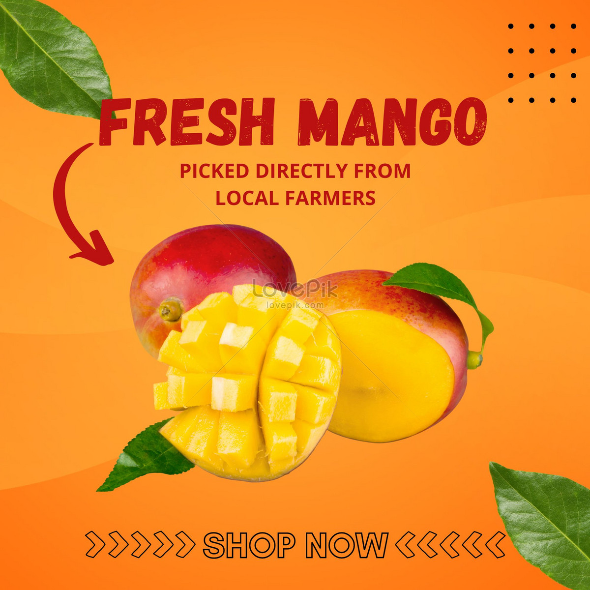 3D Fresh <b>Mango</b> Illustration. 